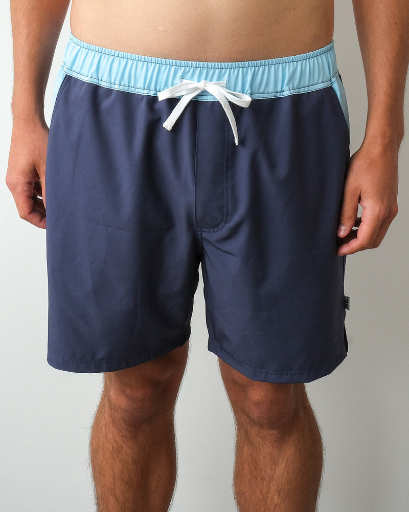The East Coast Swim Shorts- Navy & Blue