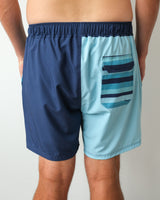 The Ultramarine Swim Shorts- Blue, Aqua & Green