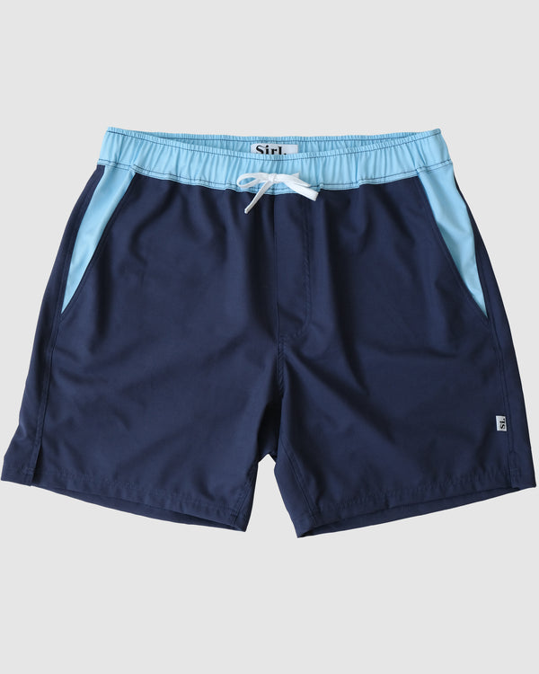 The East Coast Swim Shorts- Navy & Blue